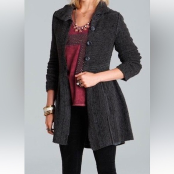 Free People Loch Raven sweater coat - Picture 2 of 13